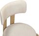 TOV Furniture Odessa Cream Leather Dining Chair-5