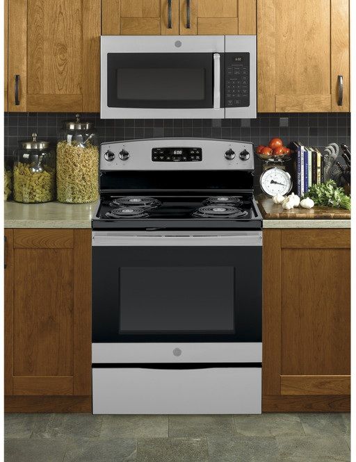 GE® 1.6 Cu. Ft. Stainless Steel Over The Range Microwave-11