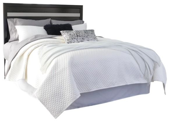 Signature Design by Ashley® Starberry 2-Piece Black Queen/Full Panel Bed Set-1