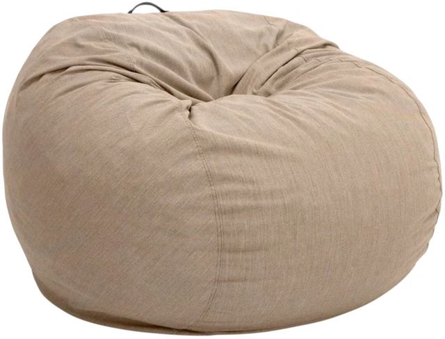 CordaRoy's® Tan Fabric Full Outdoor Bean Bag Chair-0