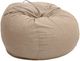 CordaRoy's® Tan Fabric Full Outdoor Bean Bag Chair-0