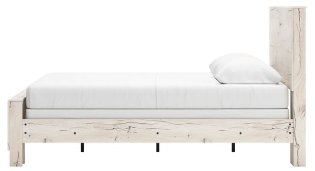 Benchcraft® Lawroy Light Natural Queen Panel Bed-4