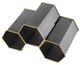 A & B Home Gray Geometric Iron Wine Holder-3
