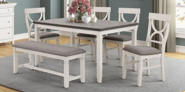 American Wholesale Furniture Anna White Dining Side Chair-2