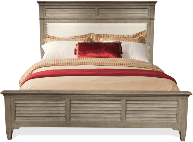 Riverside Furniture Myra Queen Natural Upholstered Bed -1