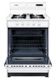 Summit® 24" White Freestanding Gas Range-1