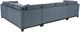 Benchcraft® Maxon Place 3-Piece Navy Left-Arm Facing Sectional and Chaise-2