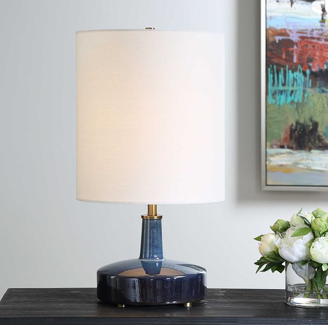 Uttermost® Abyss Blue Table Lamp-1