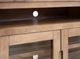 International Furniture Direct Natural Parota Cappuccino Brown TV Stand-3