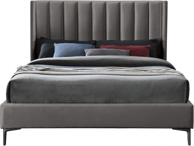 Meridian Furniture Nadia Grey Full Bed-1