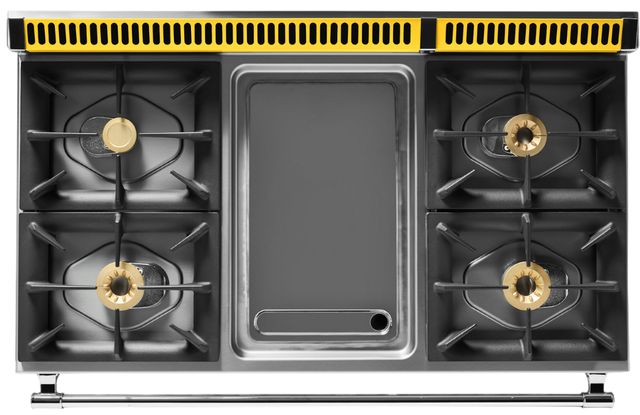 Viking® Tuscany 48" Daffodil Pro Style Dual Fuel Range with Griddle-3