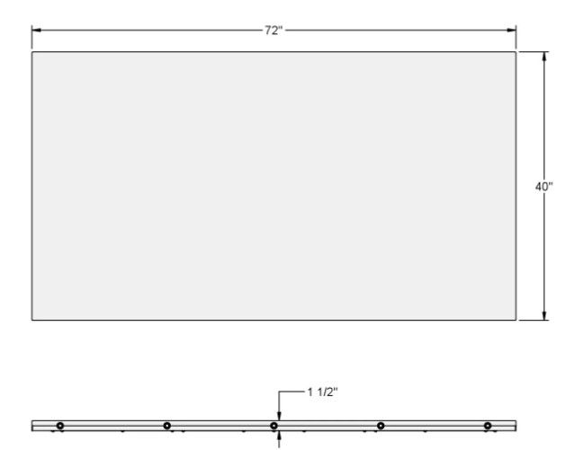 Amisco Customizable Parade Rectangular Pub Table-2