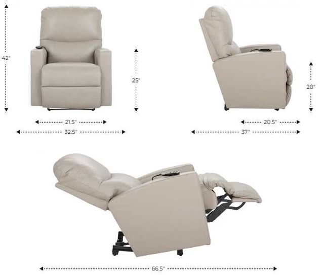 La-Z-Boy® Sherman Godiva Power Wall Recliner-2