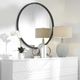 Uttermost® Dawsyn Aged Black Round Mirror-1