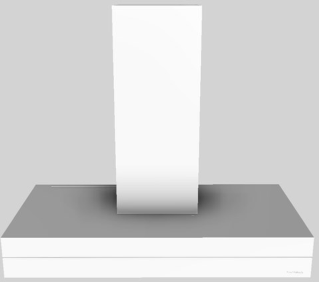 Vent-A-Hood® K Series 42" White Contemporary Wall Mounted Range Hood-0
