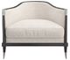 Caracole® Splash of Flash Almost Black/Ivory Accent Chair-1