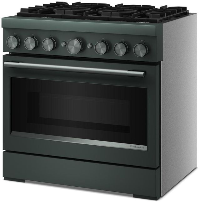 KitchenAid® 36" Juniper 6 Burner Pro Style Dual Fuel Range with No Preheat Air Fry Mode-3