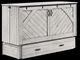 Night & Day Furniture™ Ranchero Wildwood Vintage White Queen Murphy Cabinet Bed-0