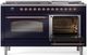 Ilve® Nostalgie II Series 60" Midnight Blue Pro Style Dual Fuel Range-3