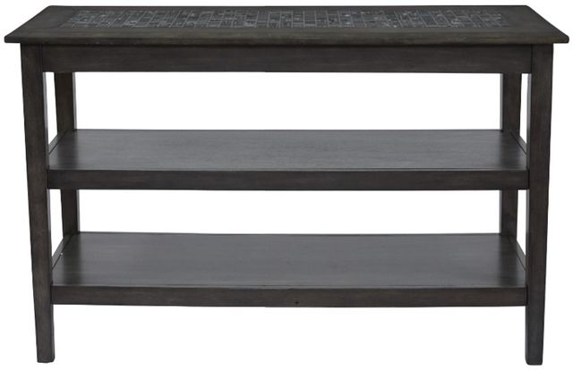 Jofran Inc. Gray Mosaic Console Table-1