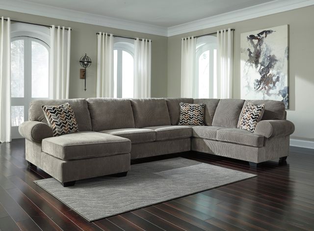 Signature Design by Ashley® Jinllingsly Gray Armless Loveseat-2