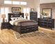 Ashley® Kira Almost Black King Storage Bed with 8 Drawers-3