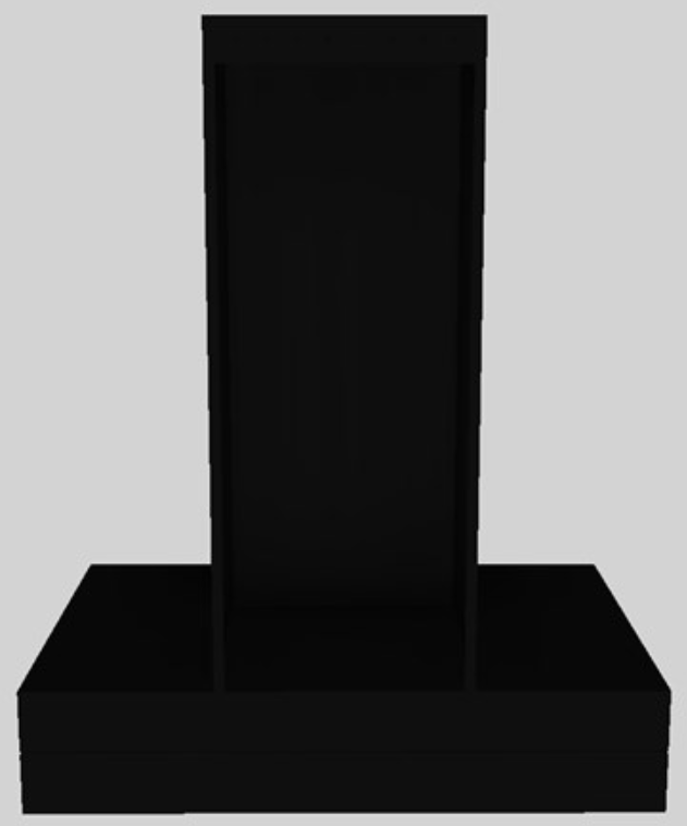 Vent-A-Hood® K Series 30" Black Contemporary Wall Mounted Range Hood-4
