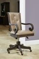 Magnussen Home® Bellamy Peppercorn Upholstered Swivel Chair-2
