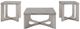 American Wholesale Furniture Greenwood 3-Piece Gray Occasional Table Set-1