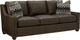 Craftmaster® Customizable CM Leather Sofa with Pillows-4
