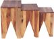 A & B Home Ayra 3-Piece Brown Nesting Table Set-3