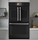 Café™ Professional Series 30” Matte Black Smart Double Electric Wall Oven with French Doors-3