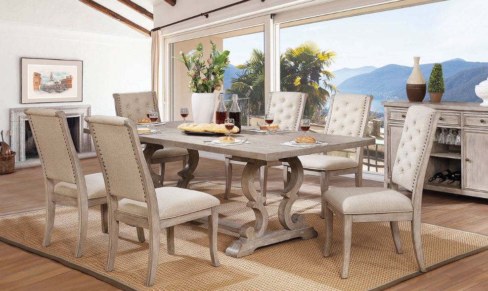 Furniture of America Patience Dining Table - Thumbnail 4