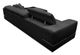 VIG Furniture Divani Casa Pella 2-Piece Black Right-Arm Facing Sofa Sectional and Chaise-1