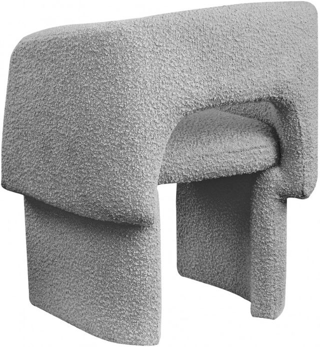 Meridian Furniture Emmet Grey Boucle Dining Chair-3