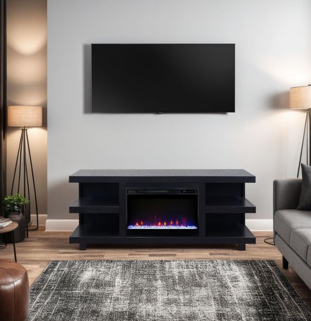 Legends Home Laurel Canyon Clove 65" Fireplace TV Console-1