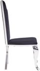 ACME Furniture Cyrene 2-Piece Black/Stainless Steel Side Chair-3