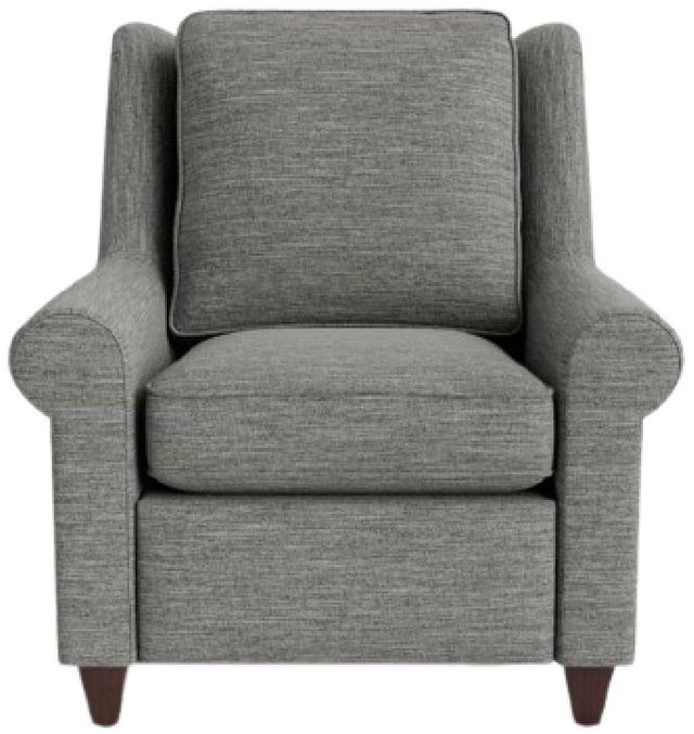 Bassett® Furniture Customizable Magnificent Motion Roll Arm Power Wall Recliner-1