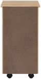 Linon Rudy Natural Rolling Storage Cart-4