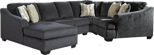 Signature Design by Ashley® Eltmann 3-Piece Slate Left-Arm Facing Cuddler Sectional and Chaise-0