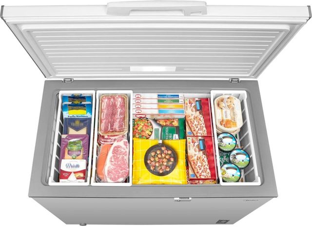 Midea® 10.2 Cu. Ft. White Chest Freezer -3