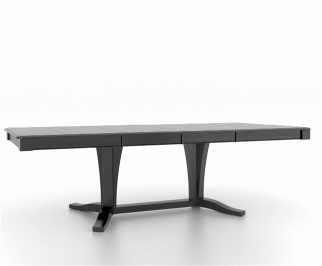 Canadel Customizable Gourmet 102" VR Base Dining Table with Two Removable Leaf's-3