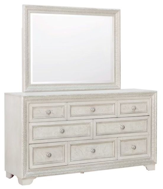 Pulaski™ Camila Cream 8-Drawer Dresser-1