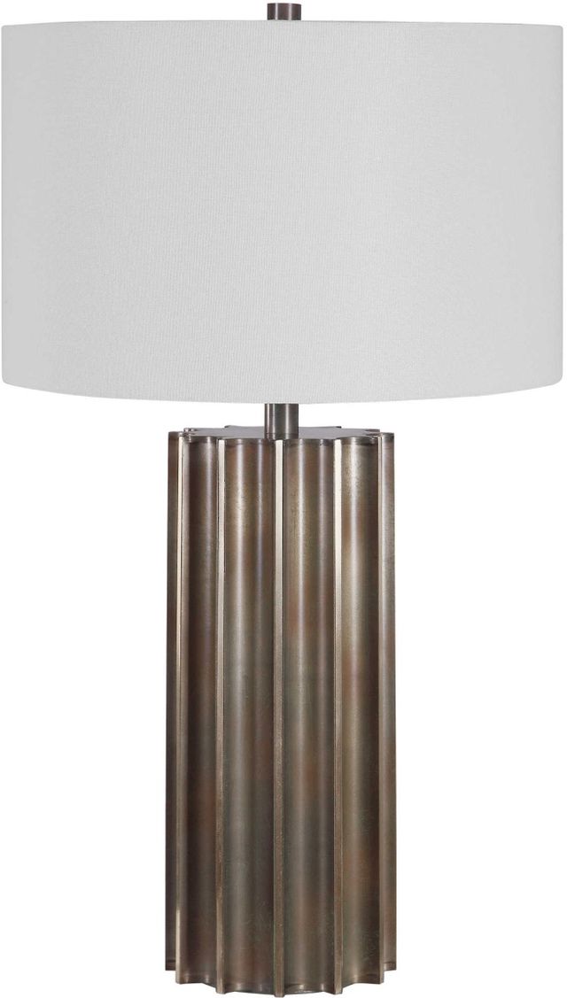 Uttermost® Khalio Aged Gunmetal Table Lamp-0