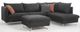 Luonto® Furniture Flipper Gray Ottoman-1
