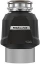 KitchenAid 0.75 HP Continuous Feed Black Garbage Disposal-0