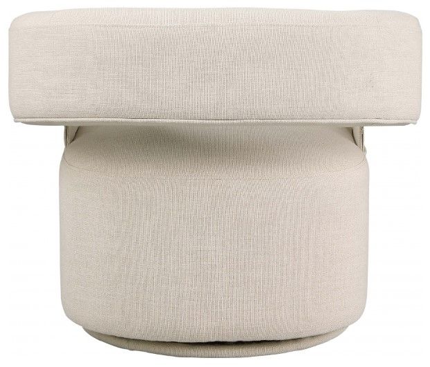 Meridian Furniture Niya Beige Swivel Accent Chair-2