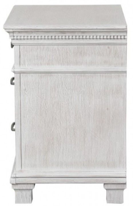 Furniture of America® Swanley Weathered Gray Nightstand-3