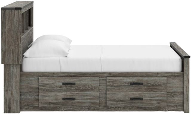 Signature Design by Ashley® Frandern Gray Full Bookcase Panel Bed with Storage-2