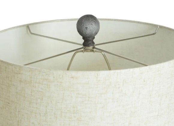 Stylecraft Poly Gunmetal Table Lamp -4